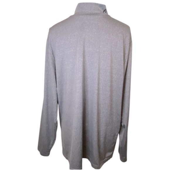 Men’s HEAD Gray Digi Mock Neck Compression‎ Shirt Workout Long Sleeve - Picture 1 of 9